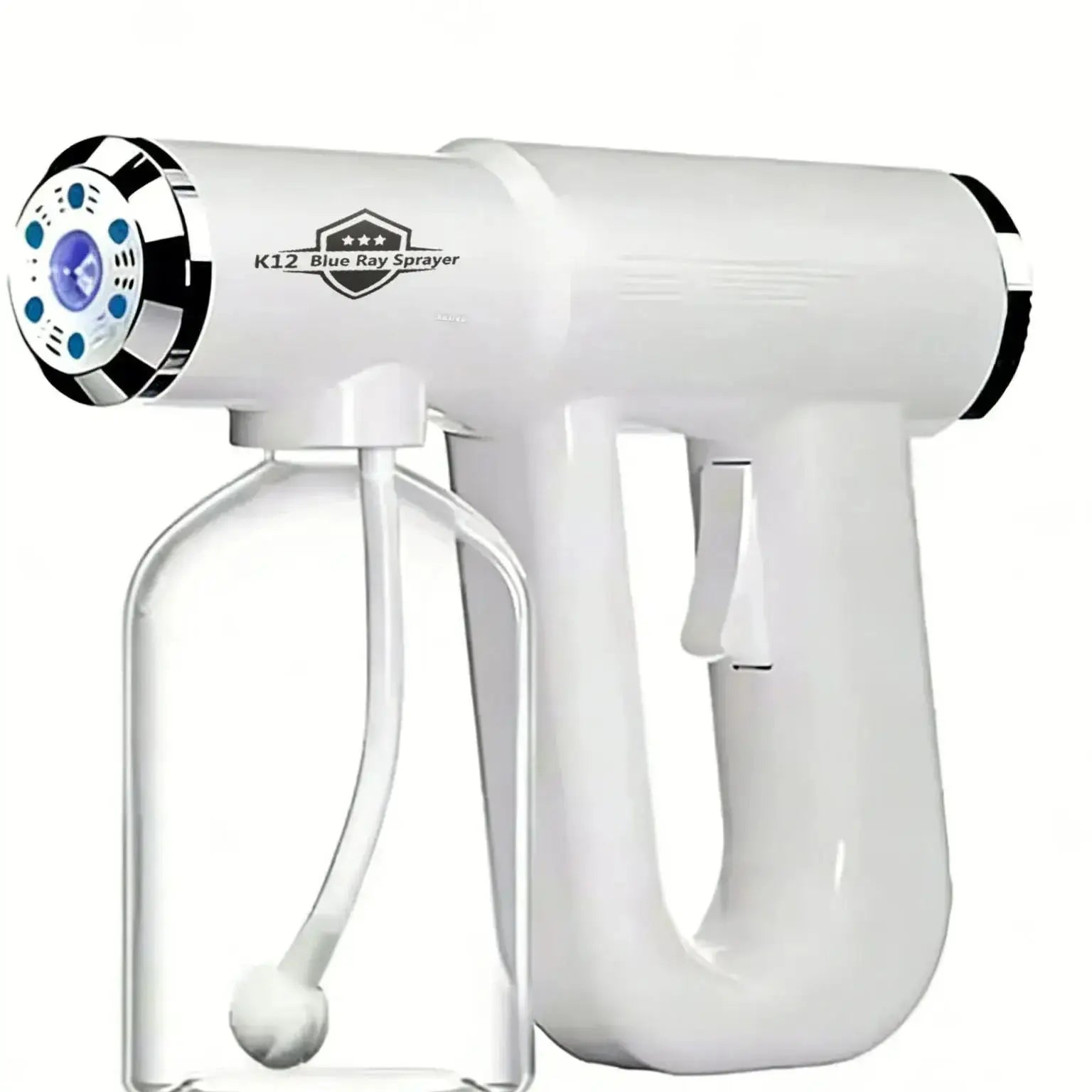 Blue Light Nano Hairspray 300ML - USB Rechargeable Barber Sprayer, Wireless Steam Gun for Grooming & Styling Tools