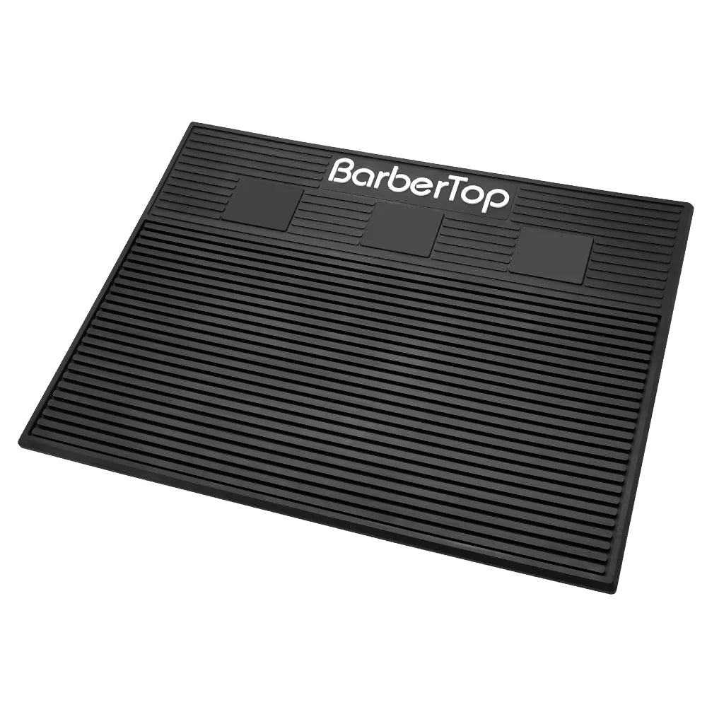 3/6 Grid Magnetic Hairdressing Tools Storage Mat Soft Rubber Antiskid Waterproof Tray Bar Service Mat Barber Tools Accessories