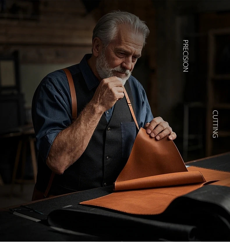 Fashion Customizable Logo High-Quality Waterproof Barber BBQ Work Apron New Pattern PU Material for Professional Use