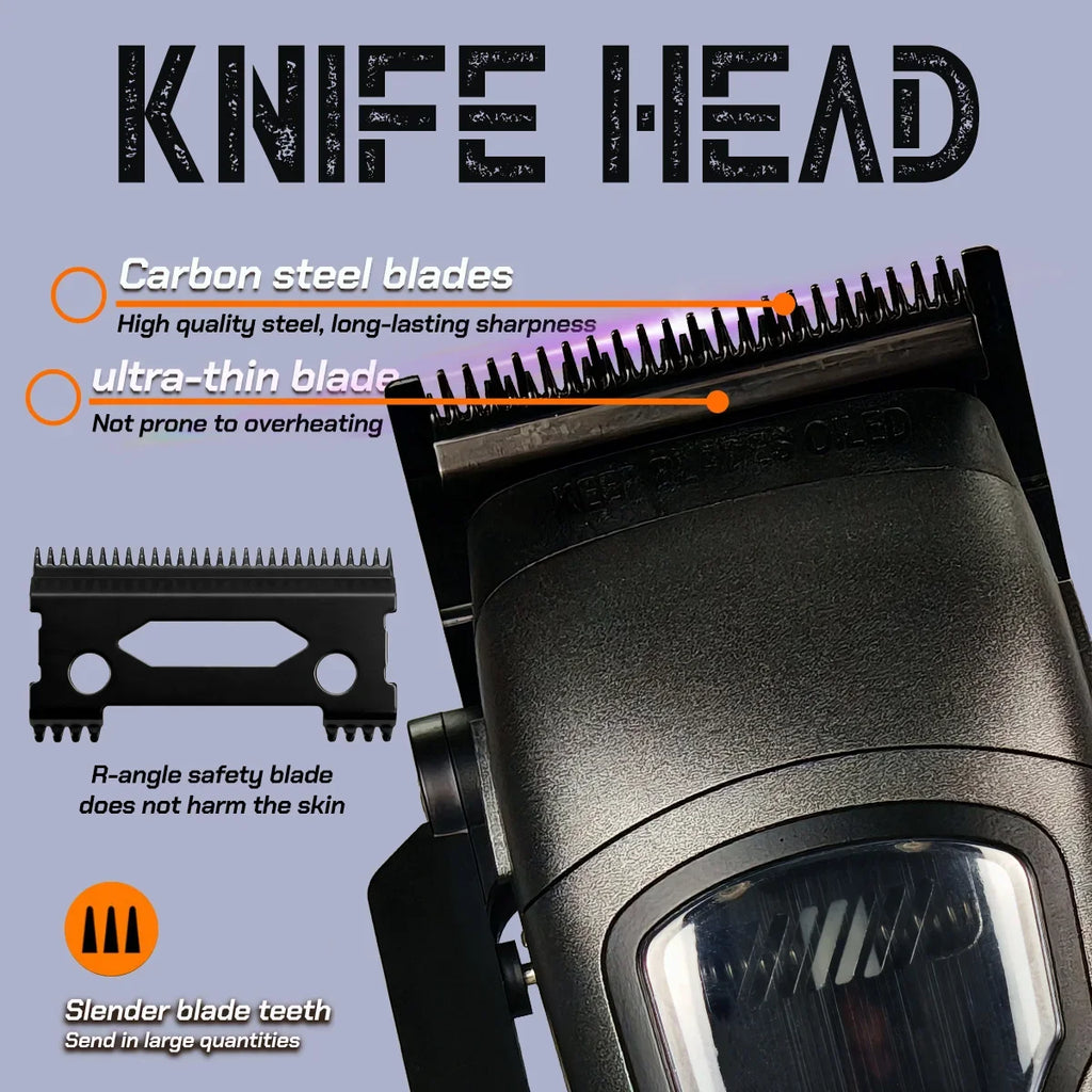 NEW Barbershop Professional 10000RPM 633E 9000RPM 633T Hair Clipper BRDCLIP High-speed DLC Blade Electric Charging Base Trimmer