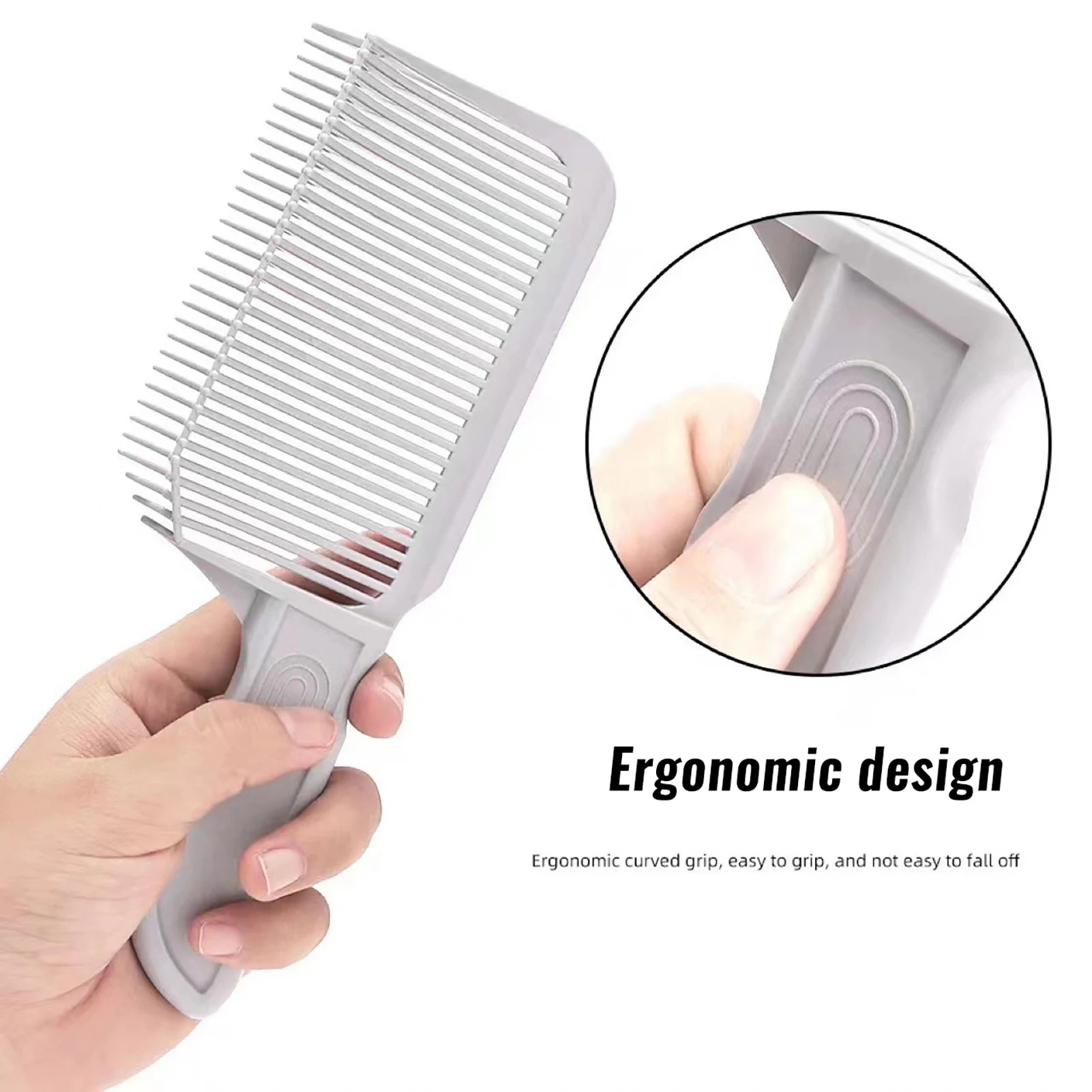 Hair Cutting Combs for Barber Gradient Blending Flat Top Salon haircut Comb brush professional Hair styling  tools barbershop