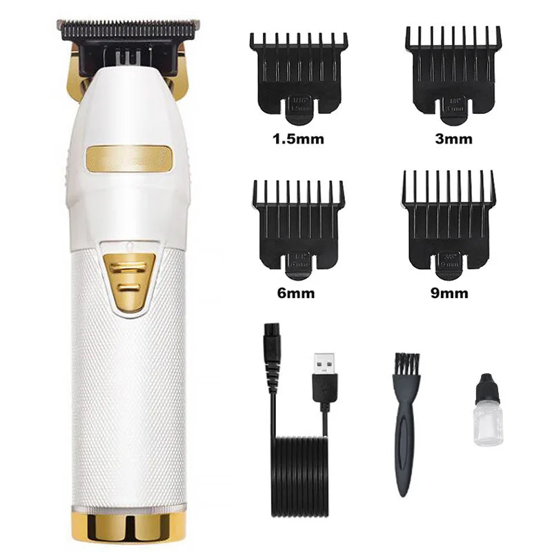 Professional Barber Beard Trimmer Professional Stylist And Barber Scissors USB-C Cordless Hair Trimmer