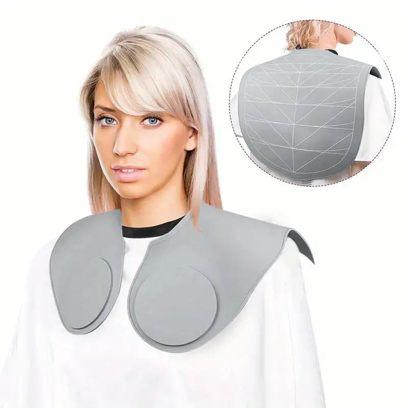 Hair Dyeing Cloak Tools Black Barber Silicone Hairdressing Coloring Collar Salon Waterproof Hair Cutting Cape Pro Barbershop