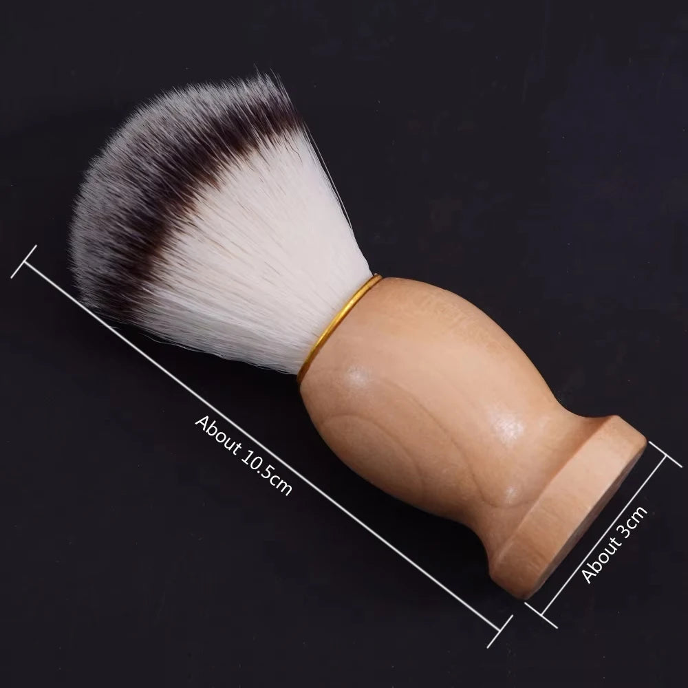 1 pc Shaving Brushe for Men Soft Fibres Salon Cleaning Neck Face Hair Remove Tools Dust Brush Barber Styling Tools