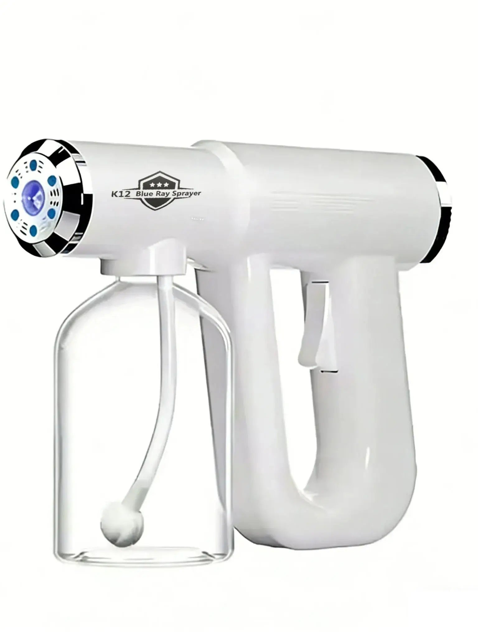 Blue Light Nano Hairspray 300ML - USB Rechargeable Barber Sprayer, Wireless Steam Gun for Grooming & Styling Tools