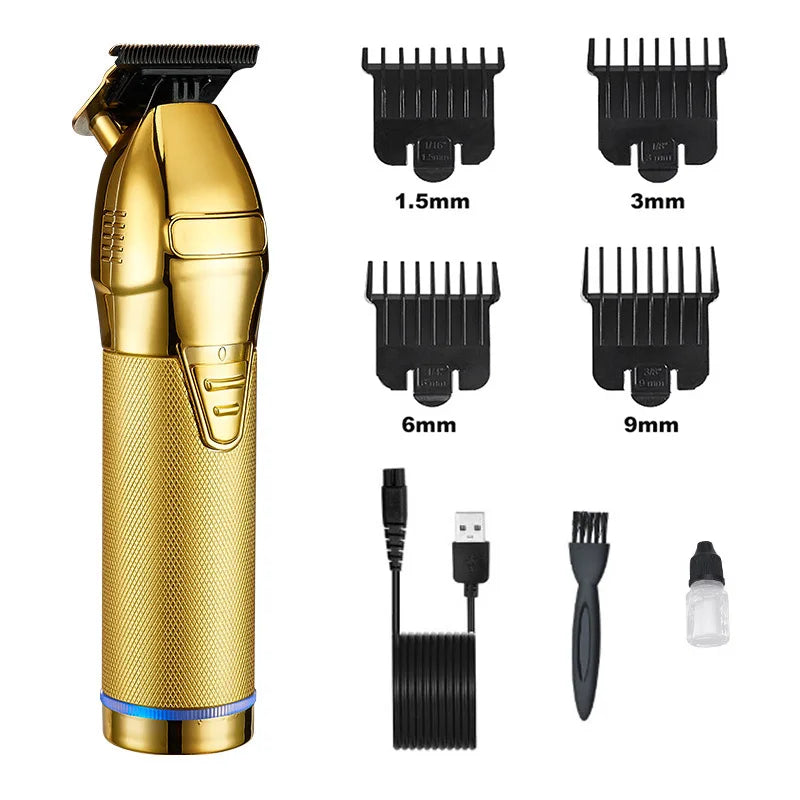 Professional Barber Beard Trimmer Professional Stylist And Barber Scissors USB-C Cordless Hair Trimmer
