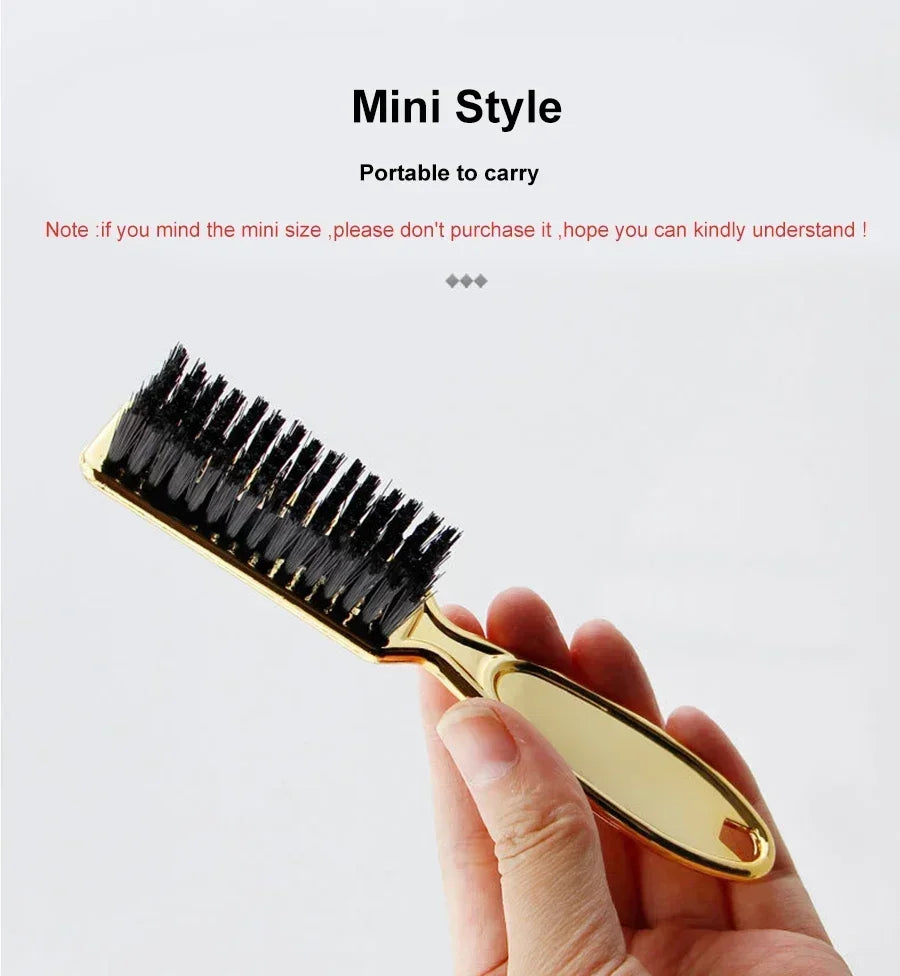 Men Beard Brush Professional barbershop Moustache Cleaning Brush Hairdressing Anti Static Barber Hair Styling Comb Shaving Tools