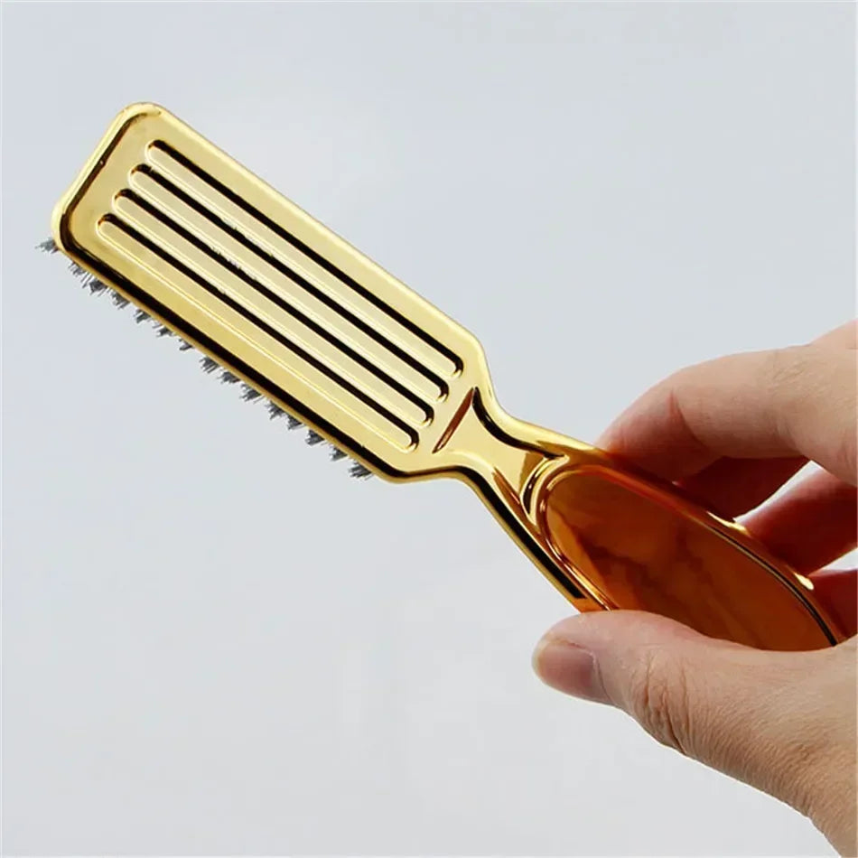 Men Beard Brush Professional barbershop Moustache Cleaning Brush Hairdressing Anti Static Barber Hair Styling Comb Shaving Tools