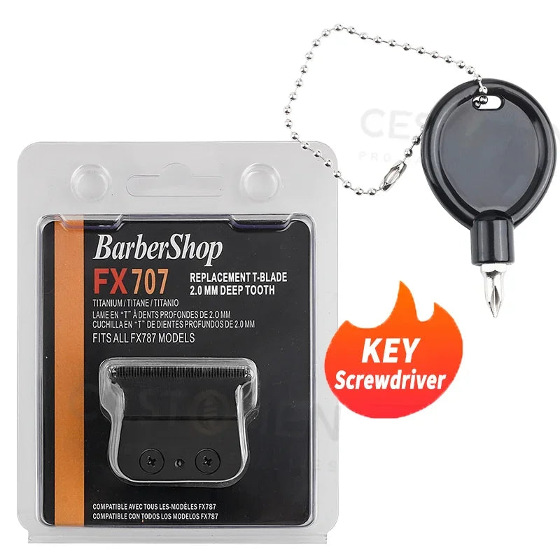 Professional Hair Clipper Blade For Babyliss Hair Trimmer Barber Trimmer Replacement Blade FX707 FX870 Cutter Barber Accessories