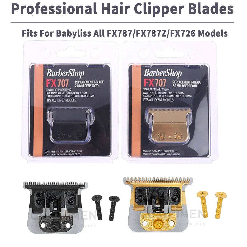 Professional Hair Clipper Blade For Babyliss Hair Trimmer Barber Trimmer Replacement Blade FX707 FX870 Cutter Barber Accessories