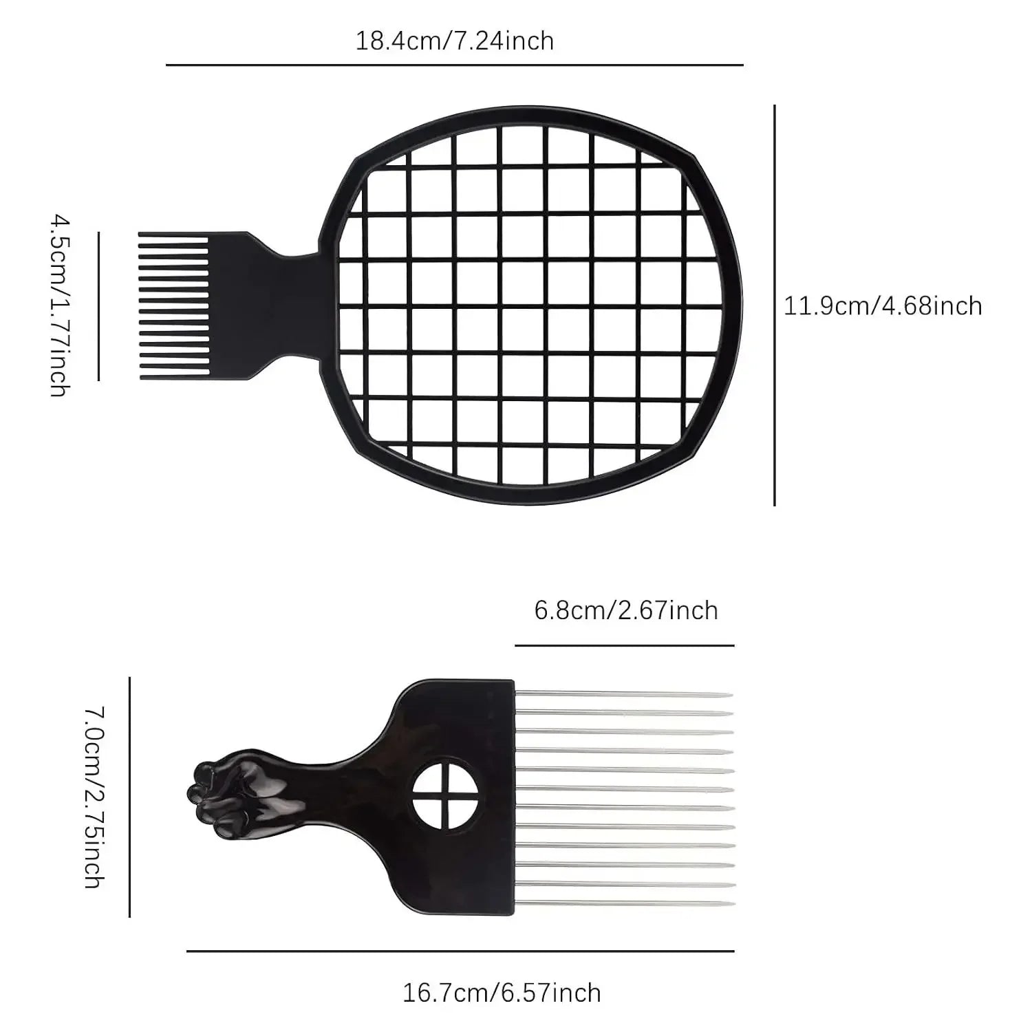 Barber Shop Men Hair Braider Twist Sponge Gloves African Hair Styling Fork Comb Hair Curls Foam For Salon Hairdressing Tools