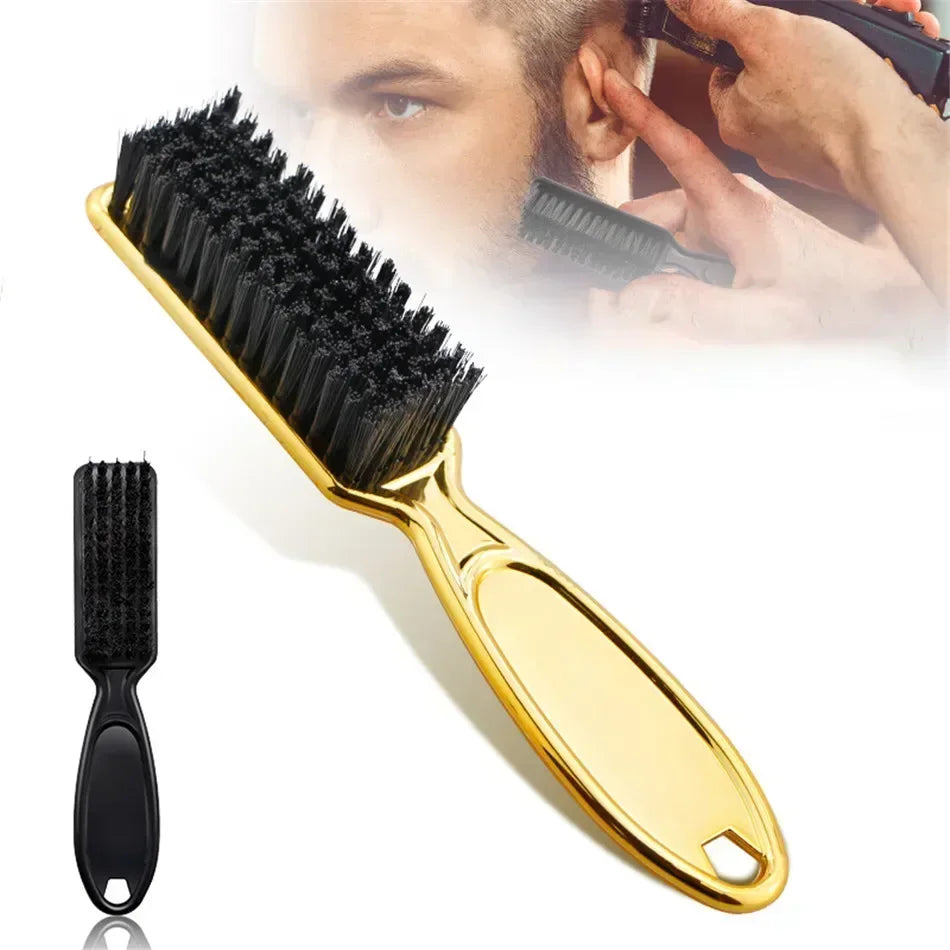 Men Beard Brush Professional barbershop Moustache Cleaning Brush Hairdressing Anti Static Barber Hair Styling Comb Shaving Tools