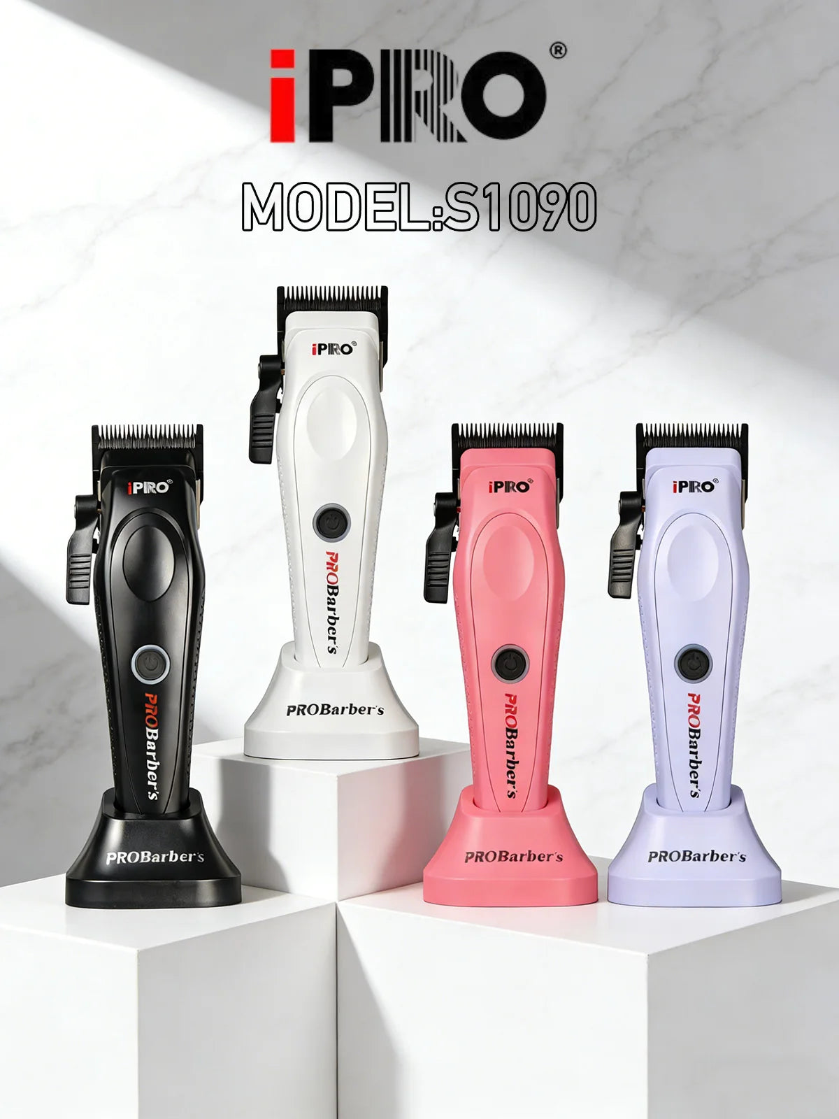 Professional Barber Kit BRDCLIP PROBarbers Hair Clipper High Power Motor S1090 7500RPM FA1T 7700RPM 609 10000RPM DLC Blade