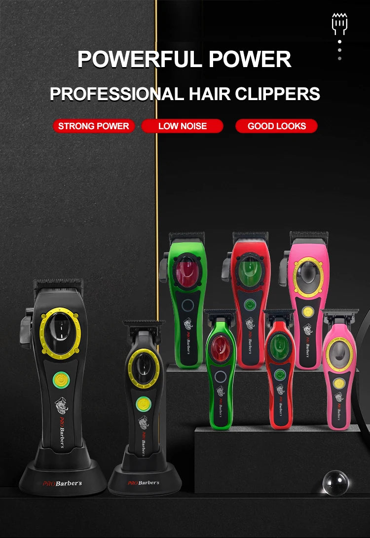 Professional Manufacturer Barber Electric Hair Clippers Set Professional Barber Hair Clippers Cordless Electric hair clipper
