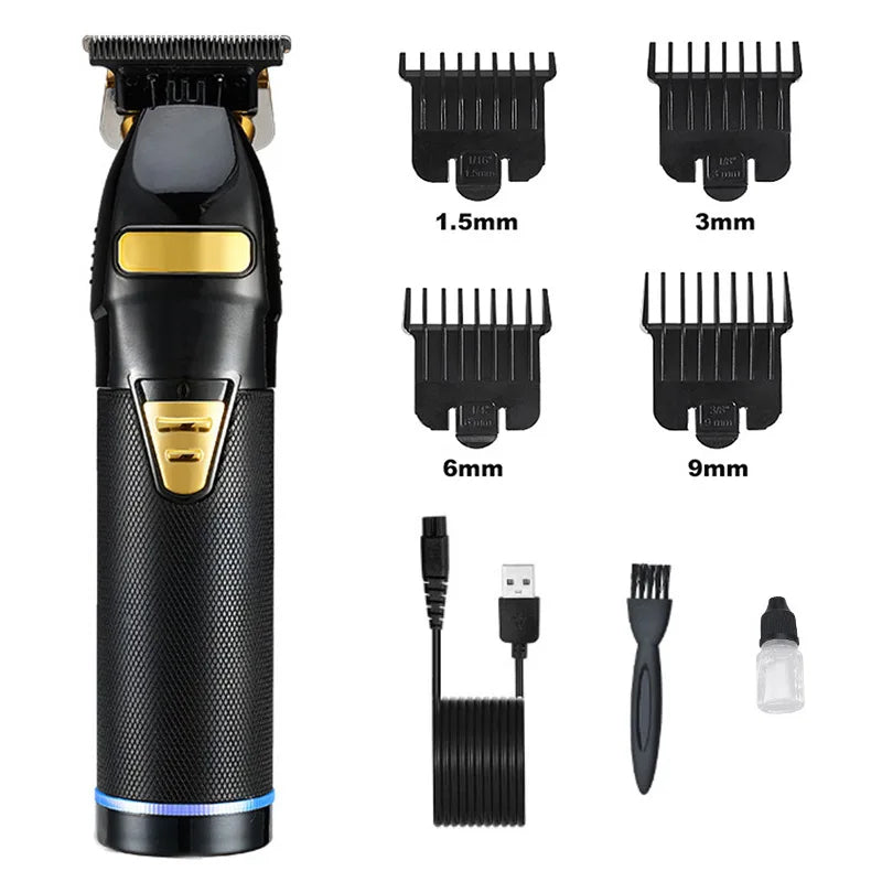 Professional Barber Beard Trimmer Professional Stylist And Barber Scissors USB-C Cordless Hair Trimmer