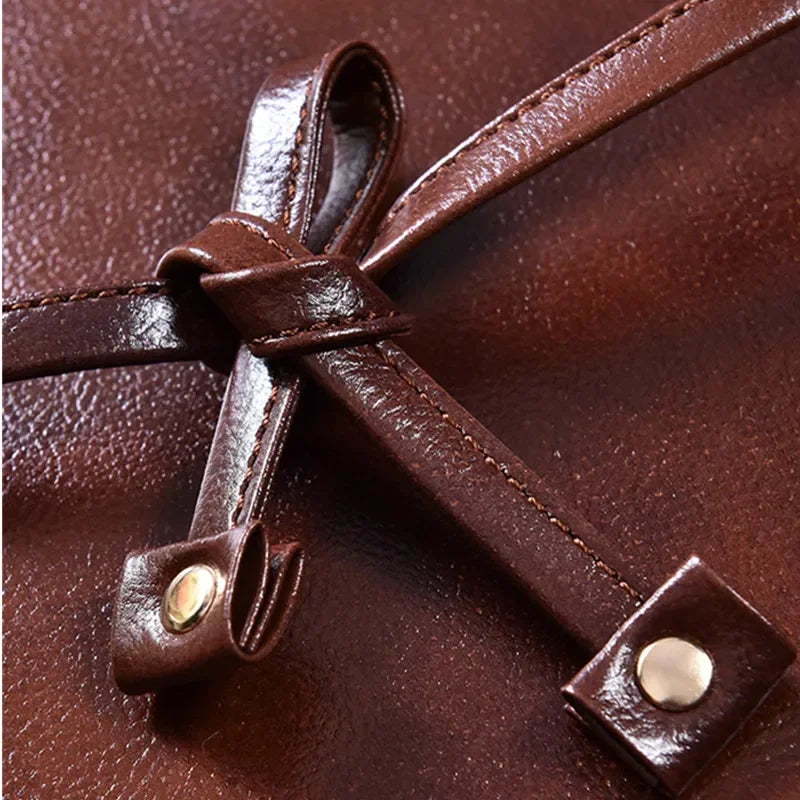 Barbershop Apron PU Leather Crossback Strap Barista Barber Uniform Cafe Bistro Grill Florist Hair Dresser Salon pinafore