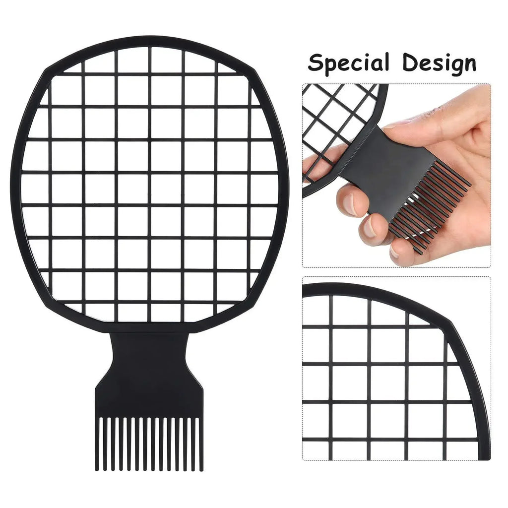 Barber Shop Men Hair Braider Twist Sponge Gloves African Hair Styling Fork Comb Hair Curls Foam For Salon Hairdressing Tools