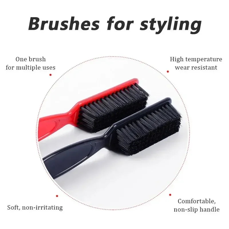 Men Beard Brush Professional barbershop Moustache Cleaning Brush Hairdressing Anti Static Barber Hair Styling Comb Shaving Tools
