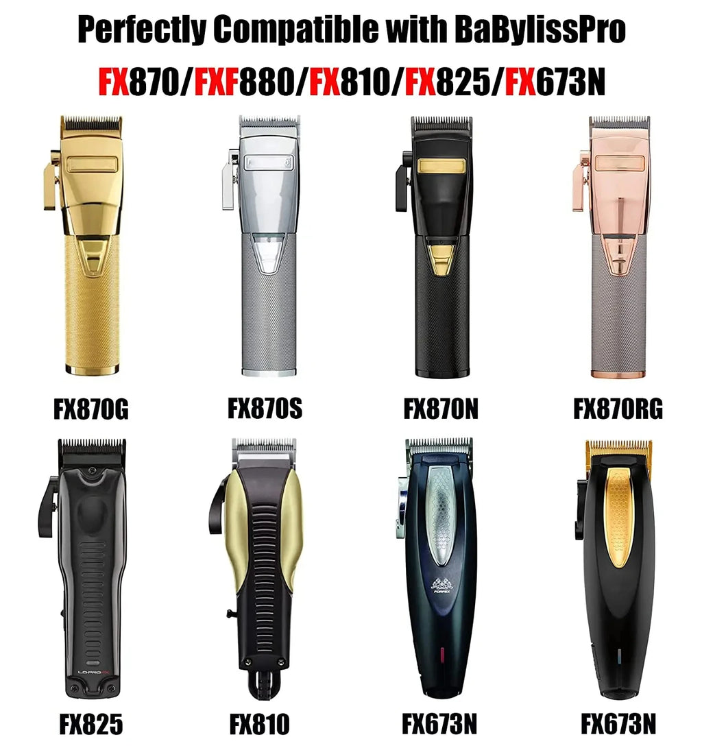 Professional Hair Trimmer Replacement Blades Suitable For BabylissPRO Barberology FX870/FXF880/FX810/FX825/FX673N Clippers