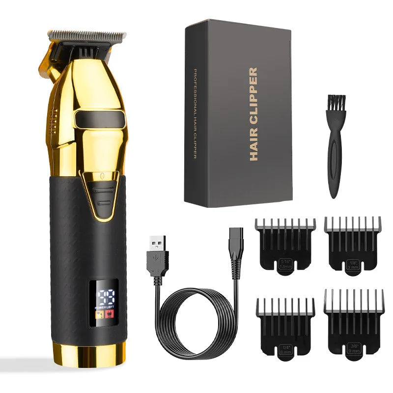 Professional Barber Beard Trimmer Professional Stylist And Barber Scissors USB-C Cordless Hair Trimmer