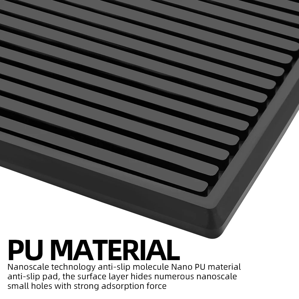 3/6 Grid Magnetic Hairdressing Tools Storage Mat Soft Rubber Antiskid Waterproof Tray Bar Service Mat Barber Tools Accessories