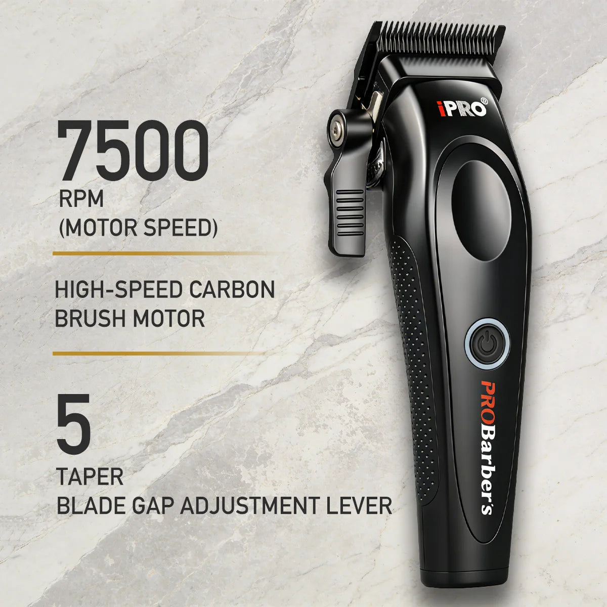 Professional Barber Kit BRDCLIP PROBarbers Hair Clipper High Power Motor S1090 7500RPM FA1T 7700RPM 609 10000RPM DLC Blade