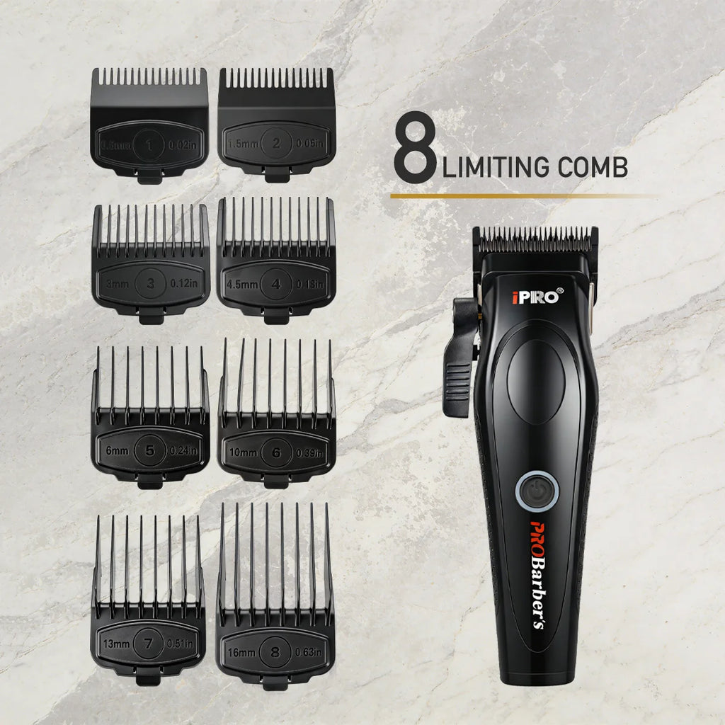 Professional Barber Kit BRDCLIP PROBarbers Hair Clipper High Power Motor S1090 7500RPM FA1T 7700RPM 609 10000RPM DLC Blade