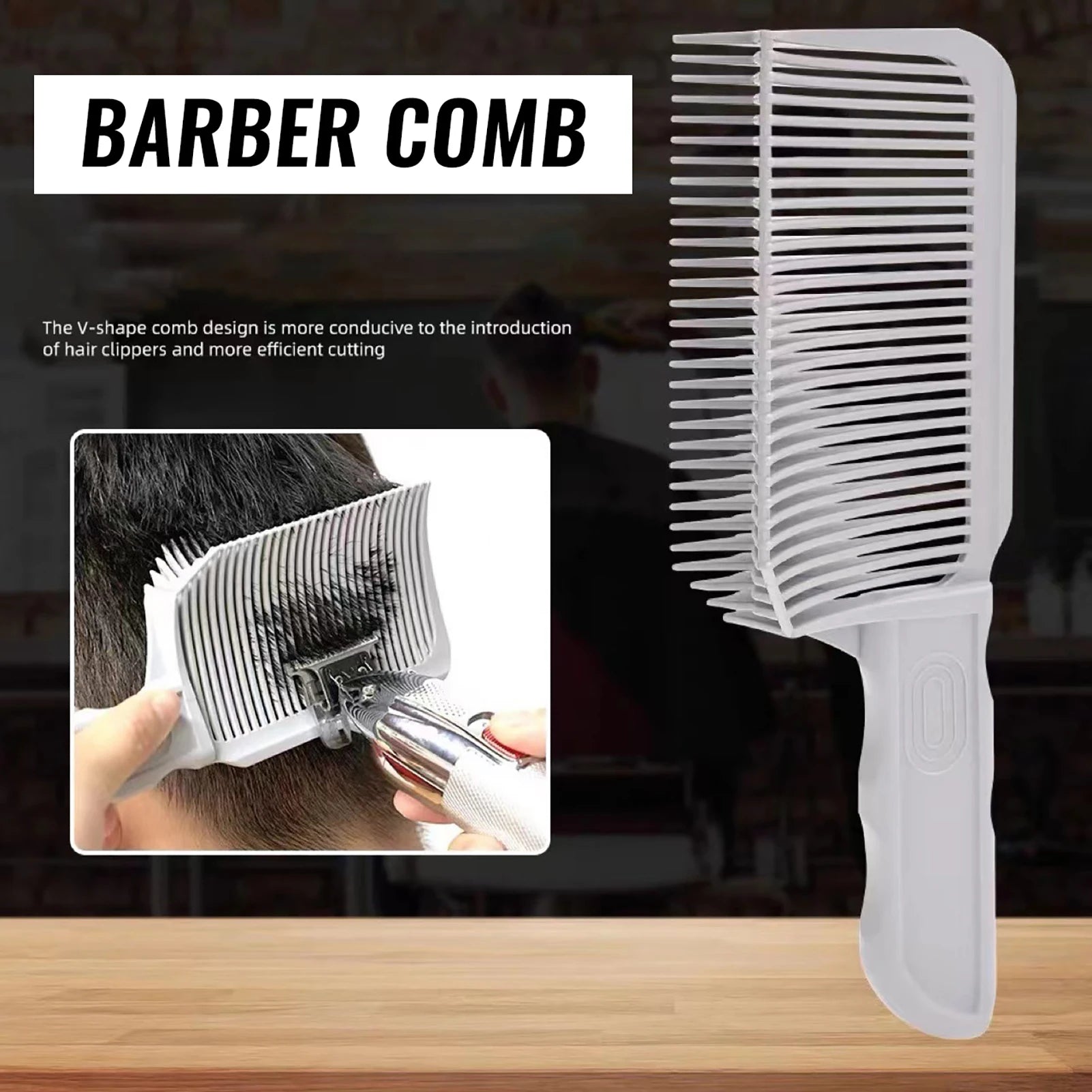 Hair Cutting Combs for Barber Gradient Blending Flat Top Salon haircut Comb brush professional Hair styling  tools barbershop