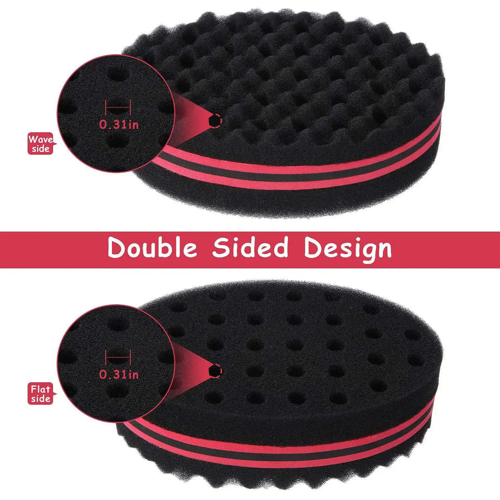 Barber Shop Men Hair Braider Twist Sponge Gloves African Hair Styling Fork Comb Hair Curls Foam For Salon Hairdressing Tools